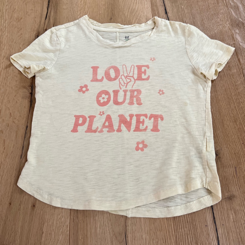 GAP "love our planet" shirt
